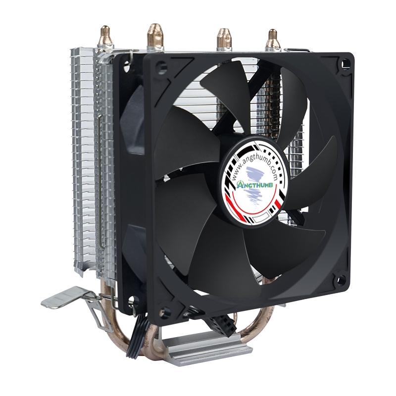 Cooler Processador 9cm 2 tubos de cobre Intel/AMD - Angthumb