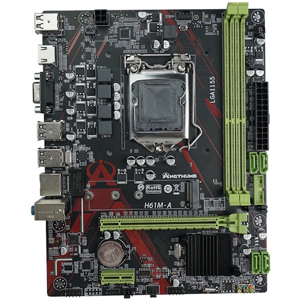 Placa Mãe Intel H61M-A-V1 LGA1155 2ª/3ª Geração - Angthumb