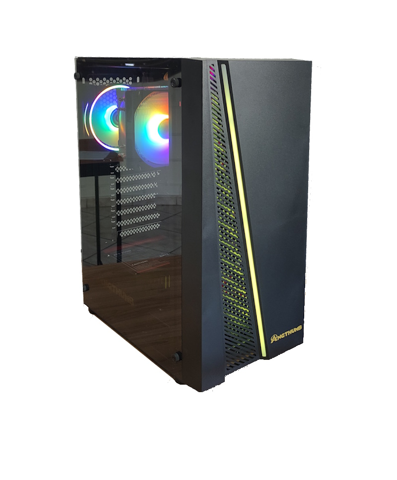 Gabinete Shen Guang261 lateral acrilico, led frontal - Angthumb