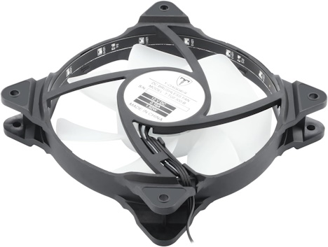 Cooler Fan Gabinete T-Dagger 120X25MM Led Branco T-TGF300-W