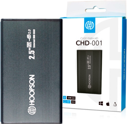 Case HD Hoopson 2,5" - USB2.0 - CHD-001