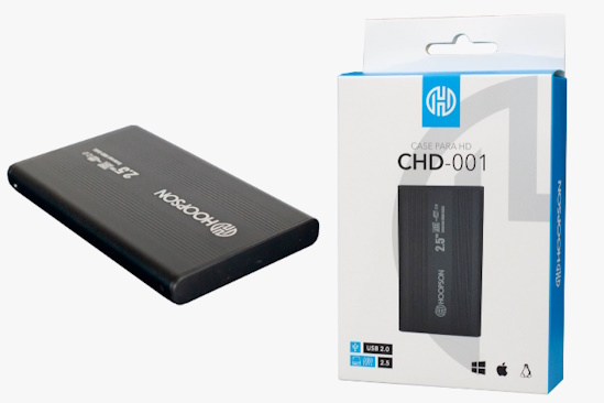 Case HD Hoopson 2,5" - USB2.0 - CHD-001