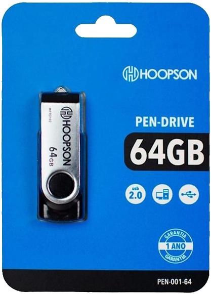 Pen Drive Hoopson 64Gb PEN-001-64