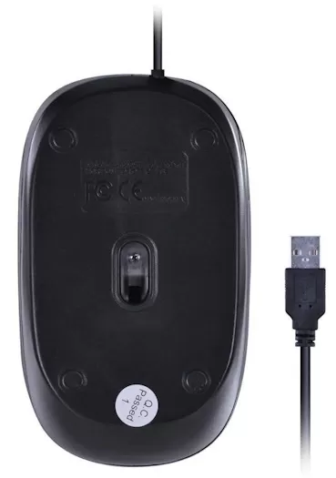 Mouse Vinik Dynamic M130 USB Preto 1200DPI Cabo 1,8 Metros