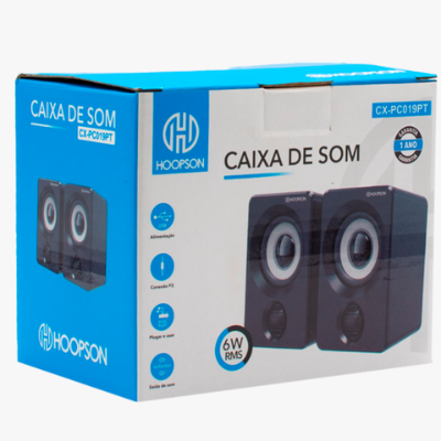 Caixa De Som Hoopson CX-PC019PT
