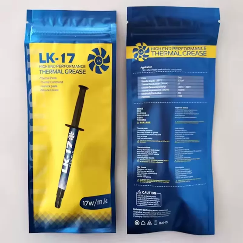 Pasta Térmica LK-17 - 17w/m.k 5g - Cinza